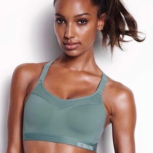 Victoria’s Secret Racerback Sports Bra Blue Teal Size 38DDD